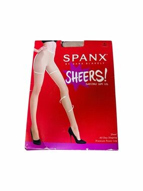 Spanx sheer invisible luxe leg tights sz A nude 1